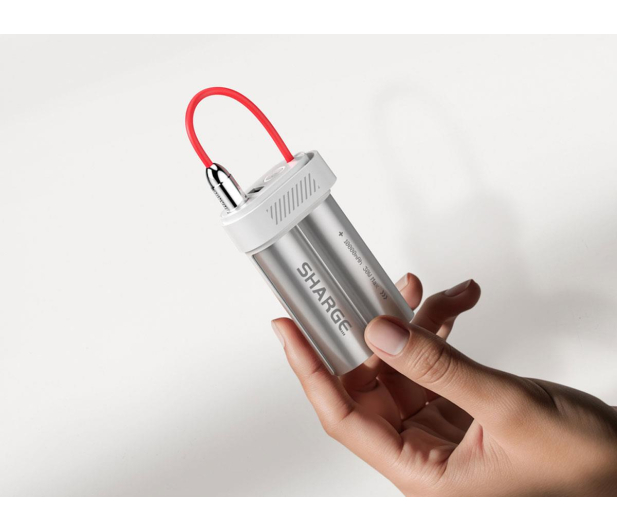 Sharge PowerBank Pouch Mini 30W 10000mAh Biały - 1455945 - zdjęcie 5